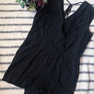 Loft Navy Romper